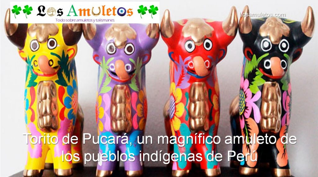 Torito de Pucará amuleto de los pueblos indígenas de Perú